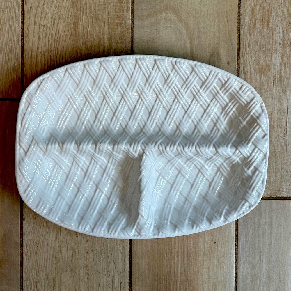 Loucarte Ceramic Divided Platter